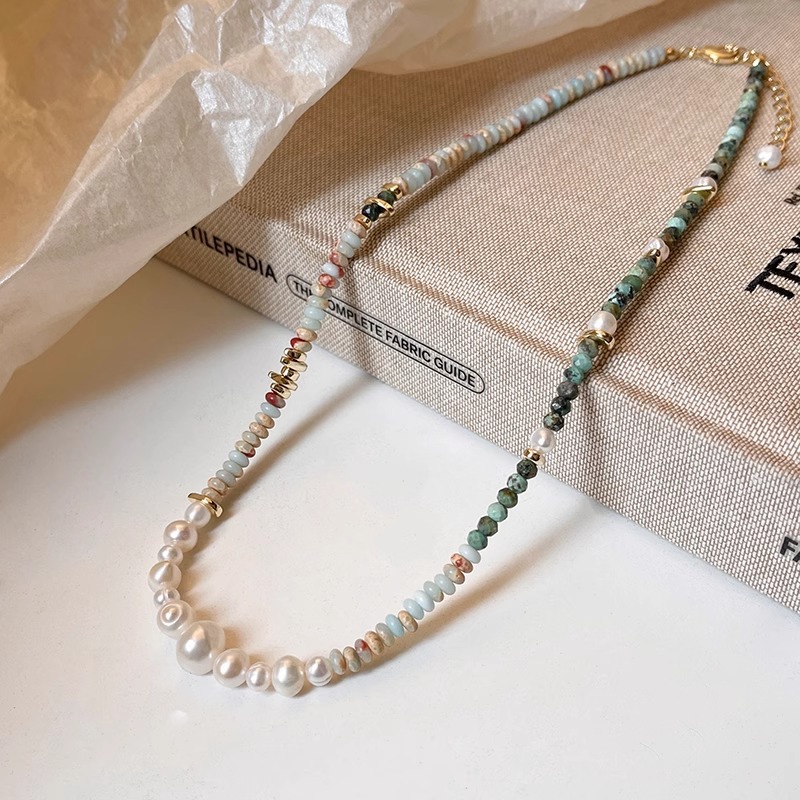 New Arrival Trendy Mixed Color - Pearl Trim Chain บทวิจารณ์และราคา