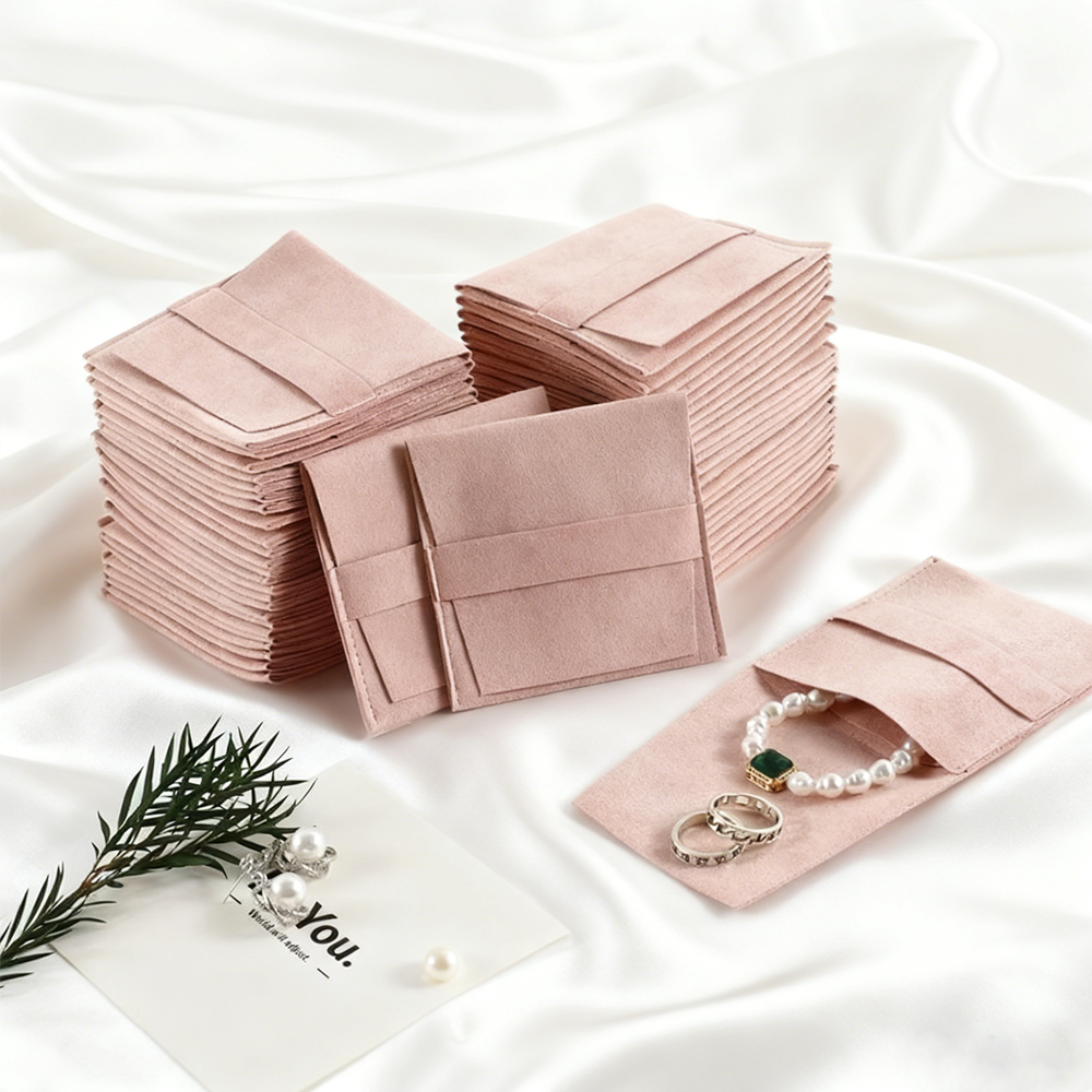 5Pcs Jewelty Bag 6.2x6.2cm/8x8 - Velvet Ribbon Roll บทวิจารณ์และราคา