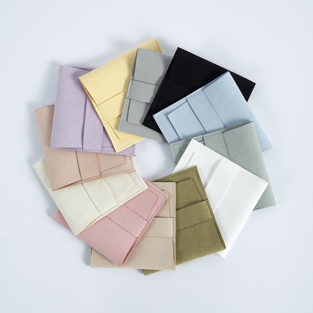 5Pcs Jewelty Bag 6.2x6.2cm/8x8 - Velvet Ribbon Roll บทวิจารณ์และราคา