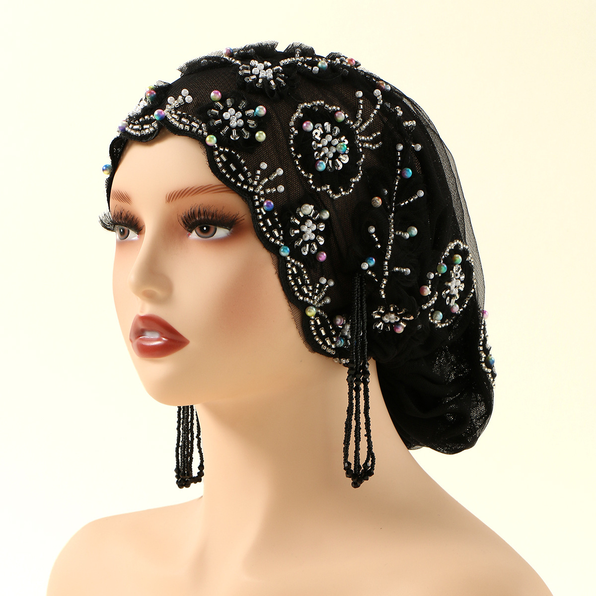 New Lace Embroidery Bonnet Tur - Tassel Fringe Trim บทวิจารณ์และราคา