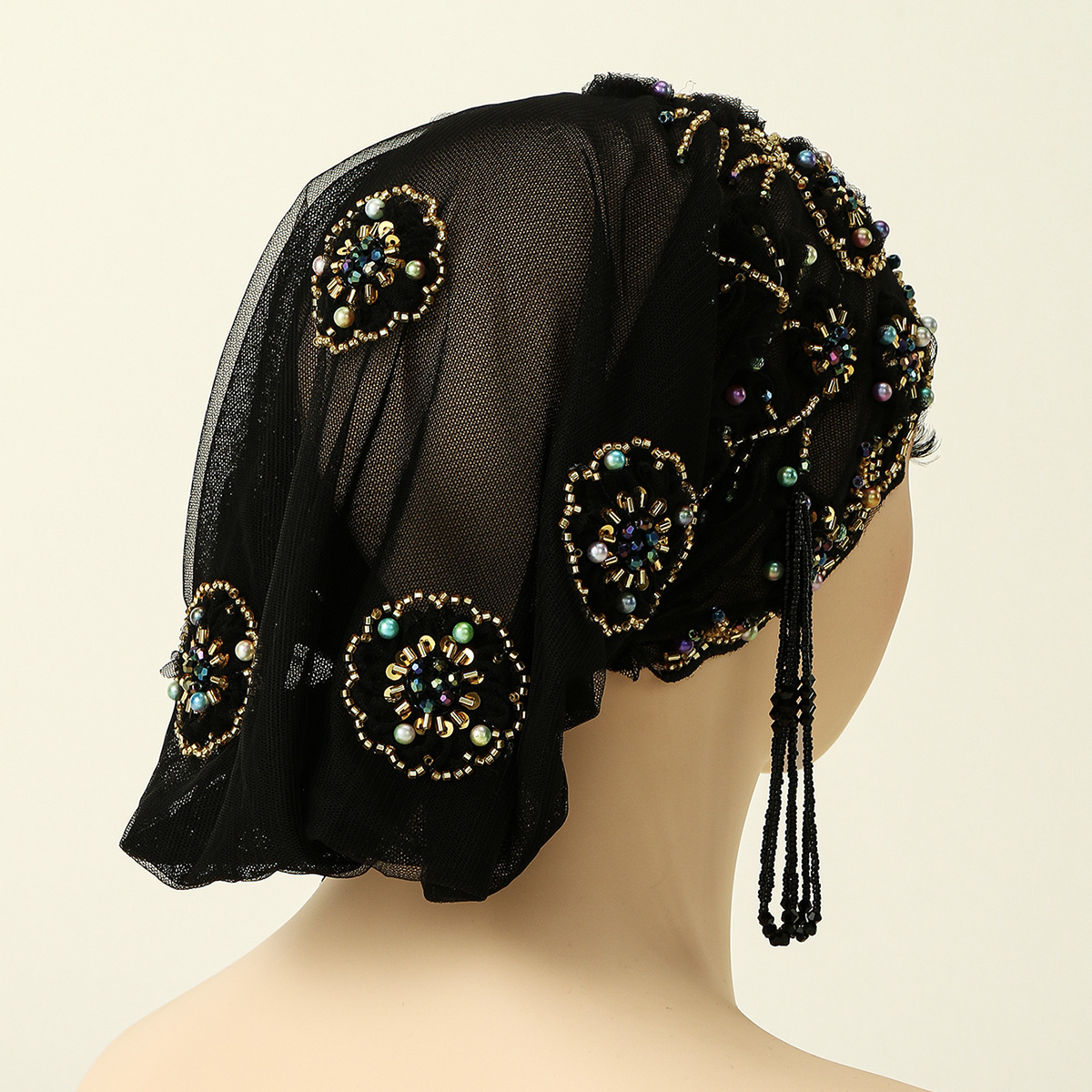 New Lace Embroidery Bonnet Tur - Tassel Fringe Trim บทวิจารณ์และราคา