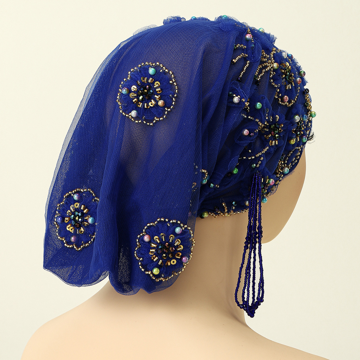 New Lace Embroidery Bonnet Tur - Tassel Fringe Trim บทวิจารณ์และราคา