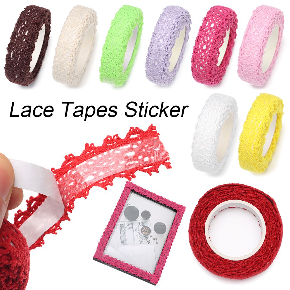 2Yards/pc Lace Tapes Sticker S - Lace Ribbon Trim บทวิจารณ์และราคา