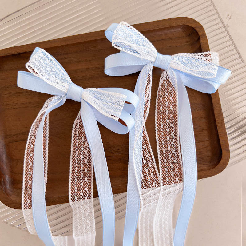 Sweet Children Bowknot Hairpin - Tassel Fringe Trim บทวิจารณ์และราคา
