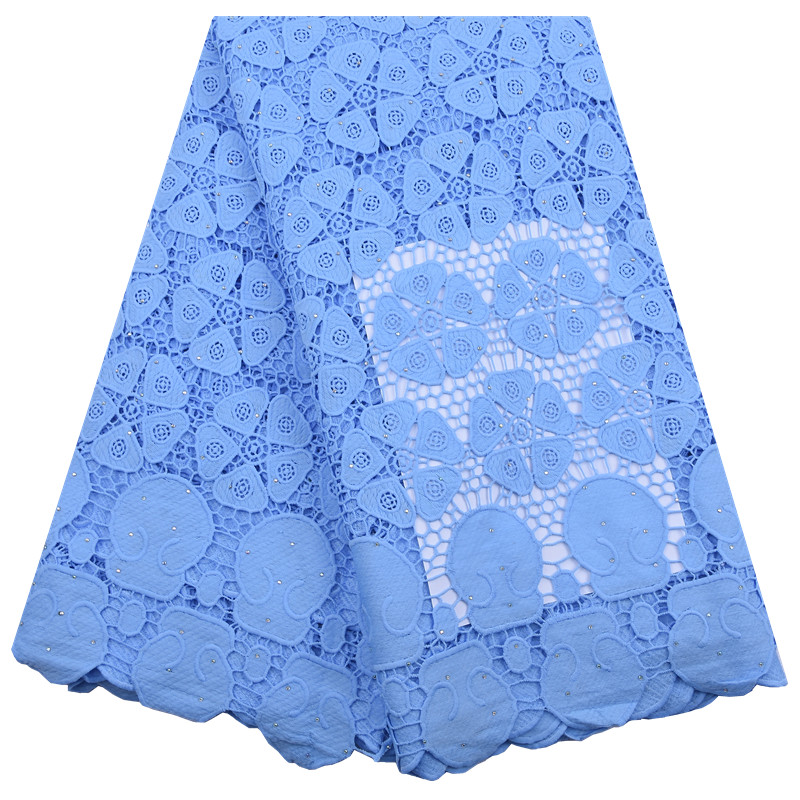 African Guipure Lace Fabric Wi - Crystal Mesh Fabric บทวิจารณ์และราคา