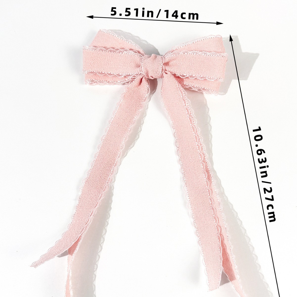 Bulk 20pc Long Tassel Hair Cli - Lace Ribbon Trim บทวิจารณ์และราคา