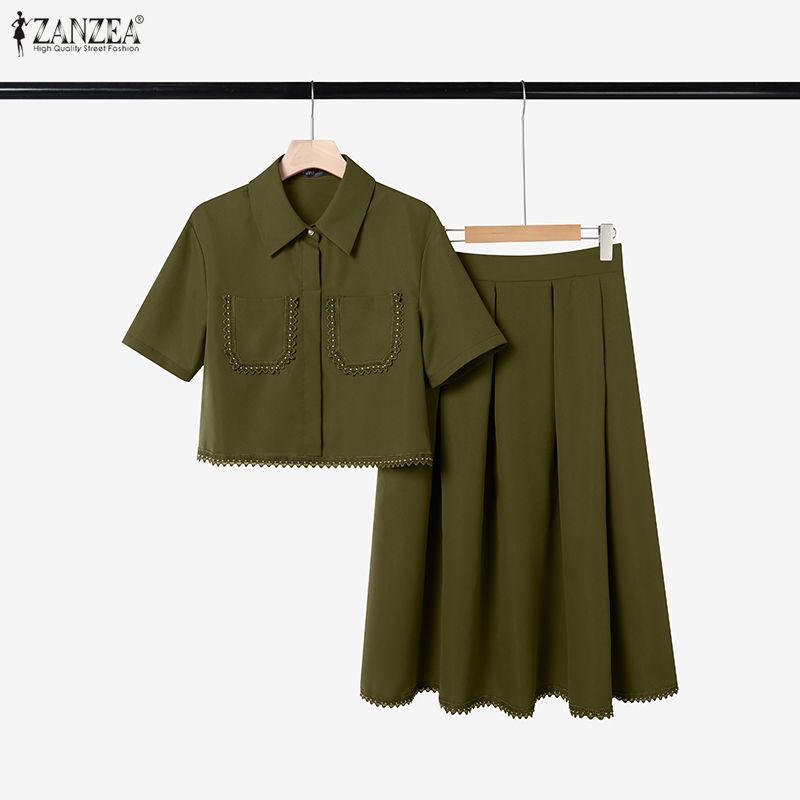 ZANZEA Women's Elegant Lace Tr - Elastic Lace Trim บทวิจารณ์และราคา
