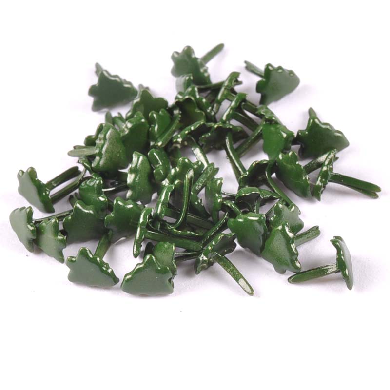 50pcs Mini Christmas Tree Brad - Christmas Craft Embellishment บทวิจารณ์และราคา