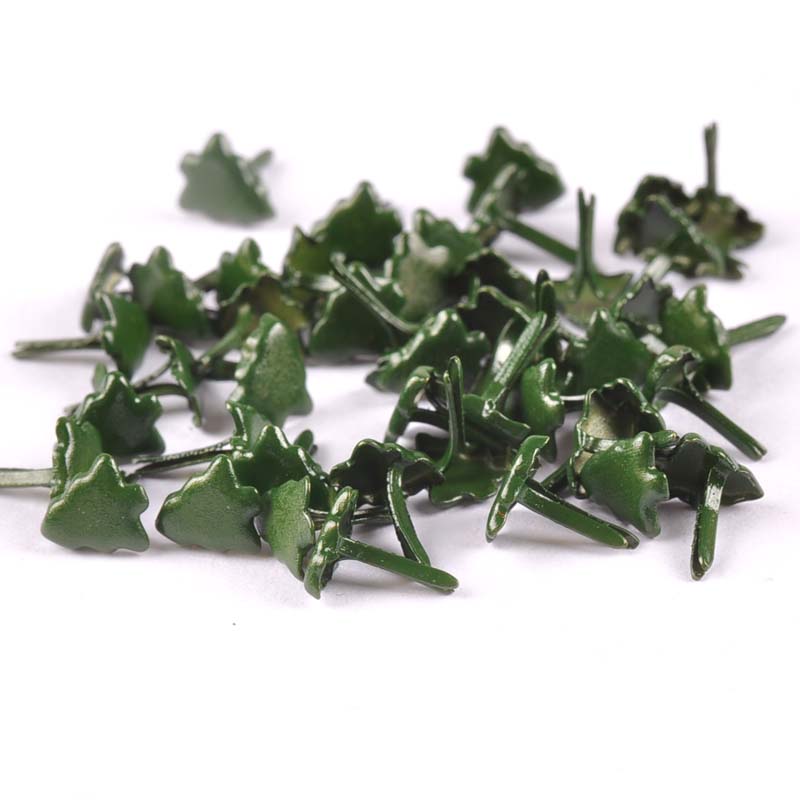 50pcs Mini Christmas Tree Brad - Christmas Craft Embellishment บทวิจารณ์และราคา