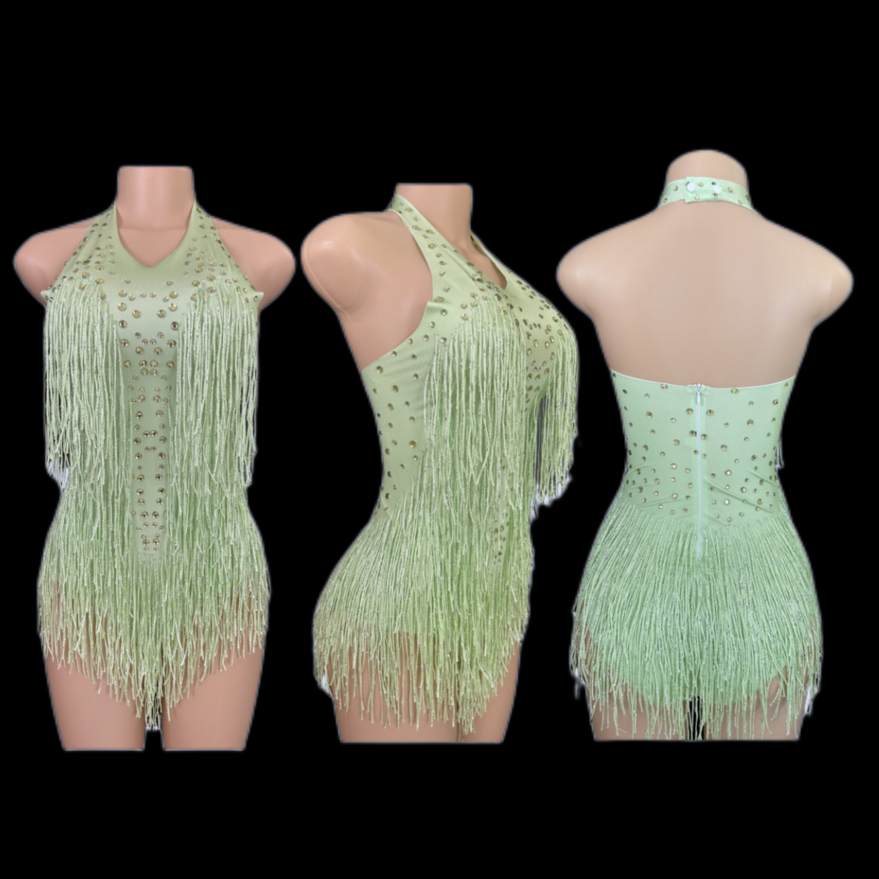 Sparkly Rhinestones Fringe Bod - Rhinestone Banding Trim บทวิจารณ์และราคา