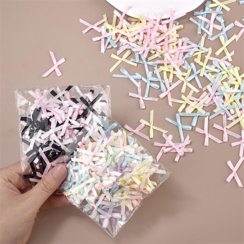 100Pcs 3mm Ribbons Mini Satin  - Christmas Craft Embellishment บทวิจารณ์และราคา