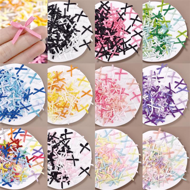 100Pcs 3mm Ribbons Mini Satin  - Christmas Craft Embellishment บทวิจารณ์และราคา