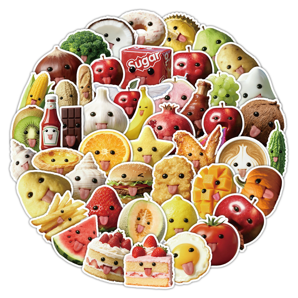 53 Pcs Abstract Art Style Food - Craft Embellishment World บทวิจารณ์และราคา