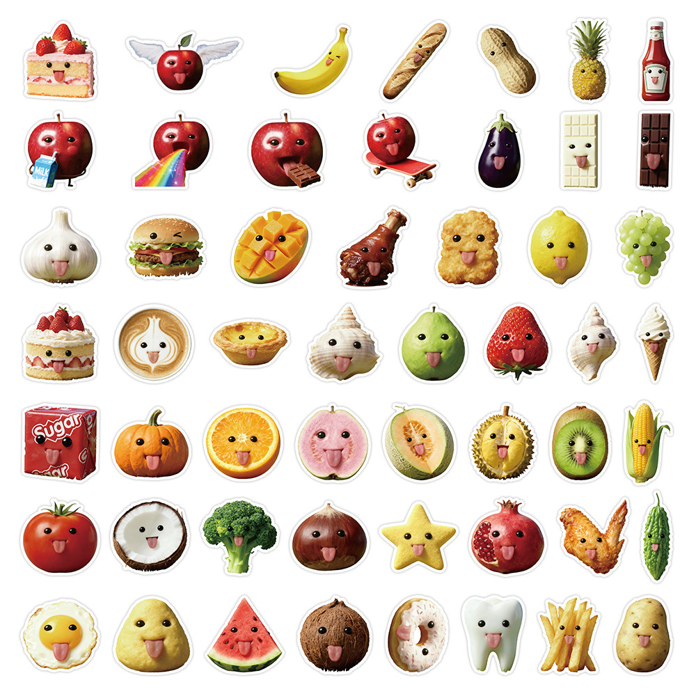 53 Pcs Abstract Art Style Food - Craft Embellishment World บทวิจารณ์และราคา