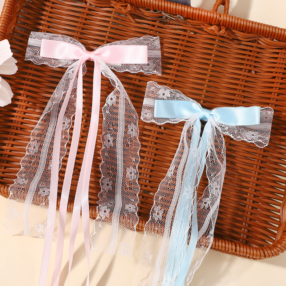 Korean Style Pink Blue Lace Bo - Tassel Fringe Trim บทวิจารณ์และราคา