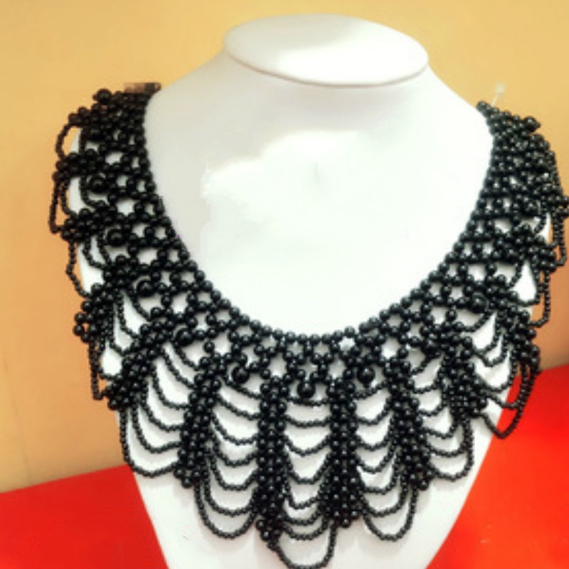 New Pearl Beaded Lace Trim Col - Beaded Trim Fringe บทวิจารณ์และราคา