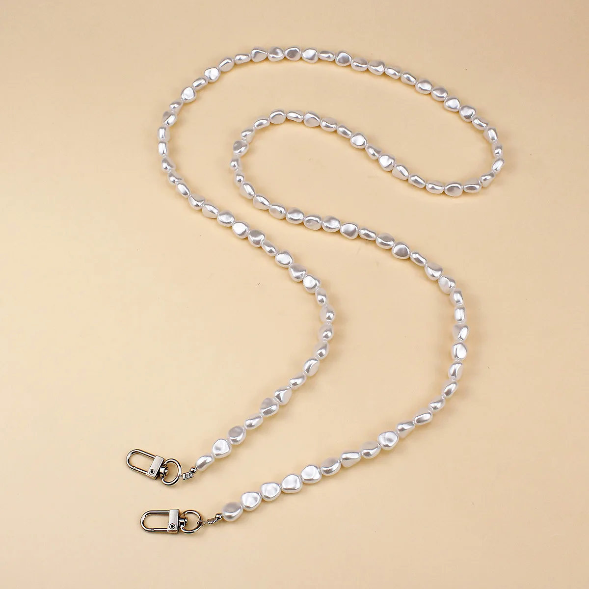 Mobile Phone Lanyard Luxury Pe - Pearl Trim Chain บทวิจารณ์และราคา