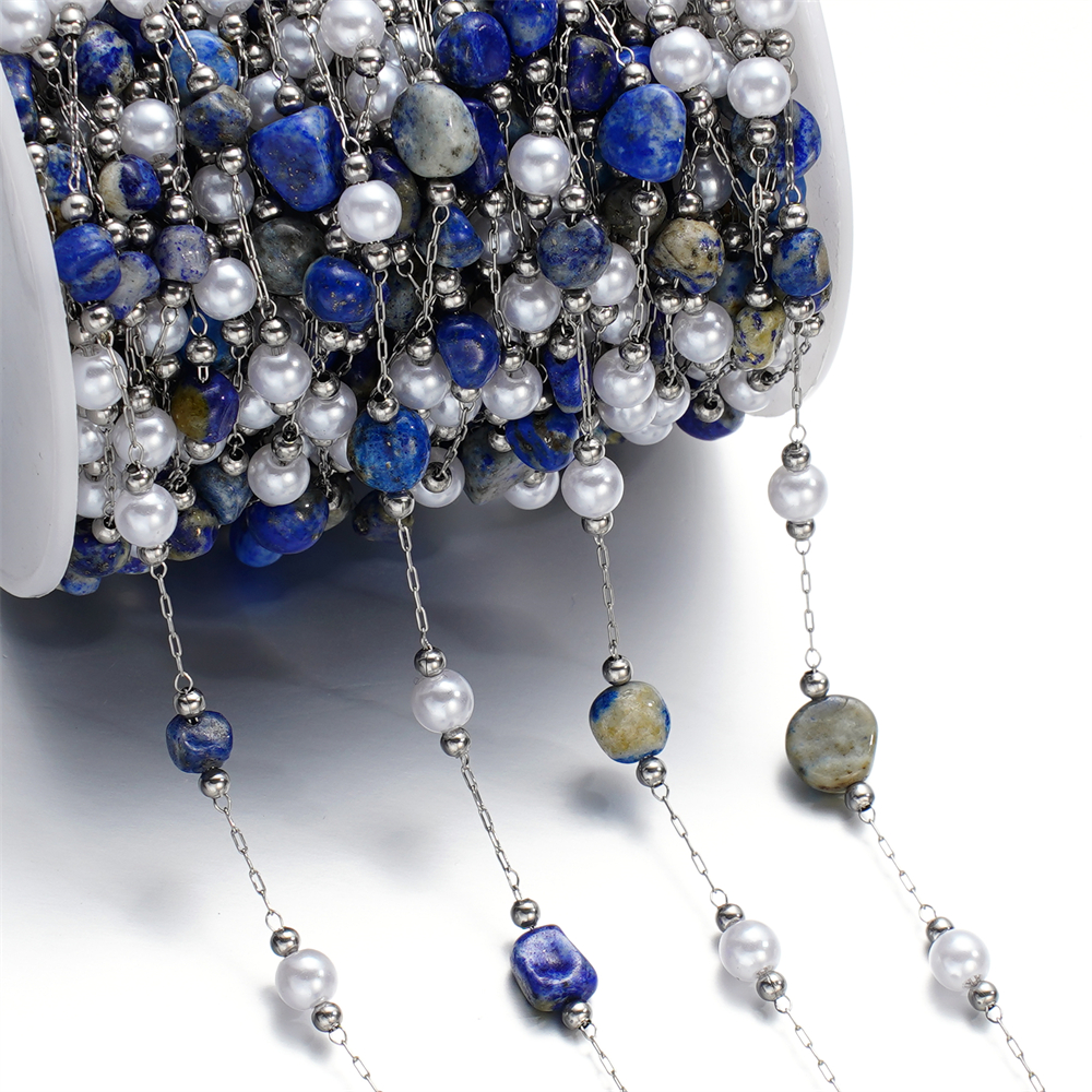 1Meter/Lot Stainless Steel Irr - Pearl Trim Chain บทวิจารณ์และราคา