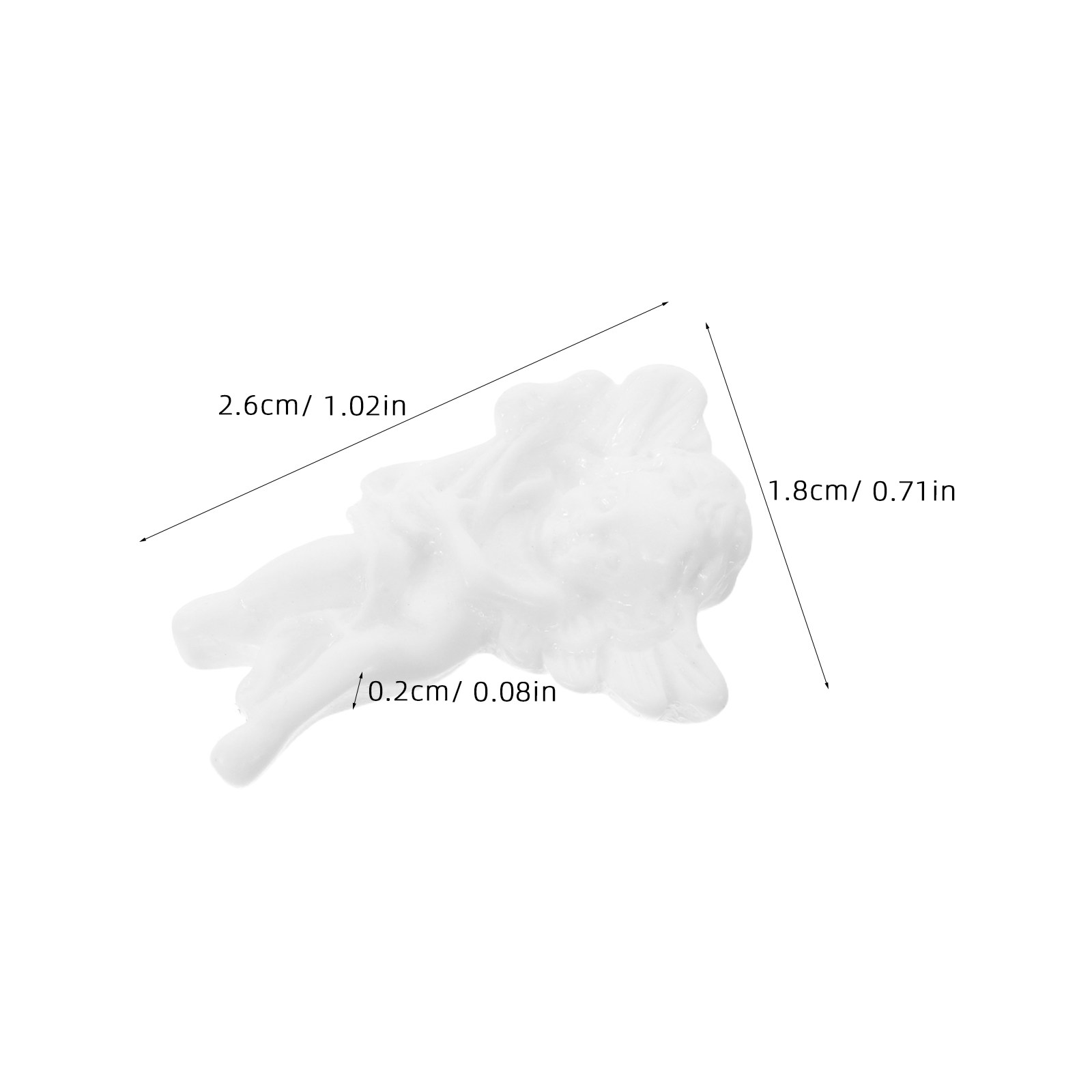 100Pcs Resin Angel Miniatures  - Christmas Craft Embellishment บทวิจารณ์และราคา