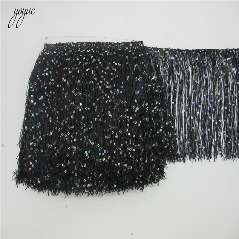 YOYUE 1Yard 20CM Long Polyeste - Beaded Trim Fringe บทวิจารณ์และราคา