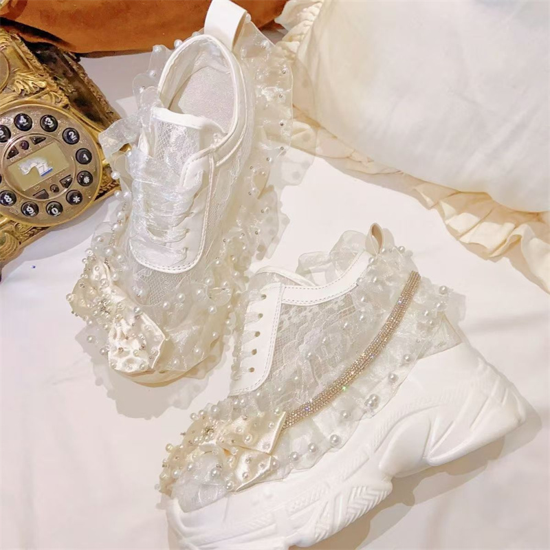 Thick bottom lace ribbon rhine - Crystal Mesh Fabric บทวิจารณ์และราคา