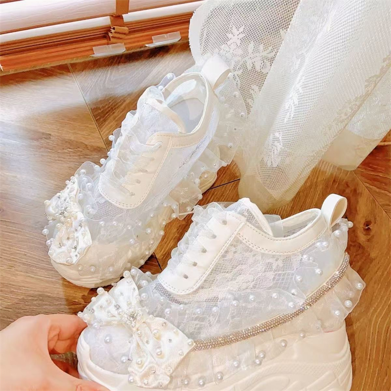 Thick bottom lace ribbon rhine - Crystal Mesh Fabric บทวิจารณ์และราคา