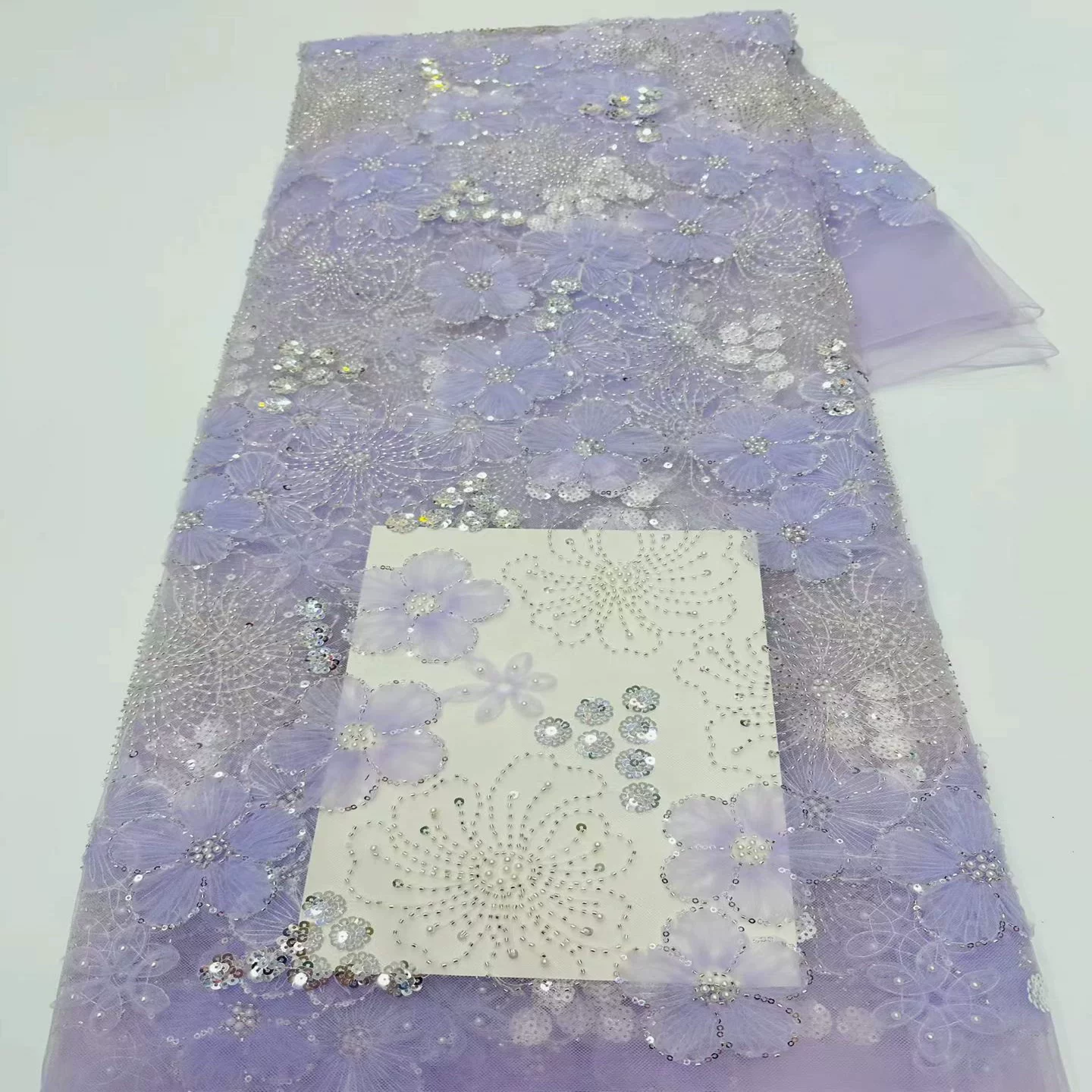 5yard soft mesh fabric Crystal - Crystal Mesh Fabric บทวิจารณ์และราคา