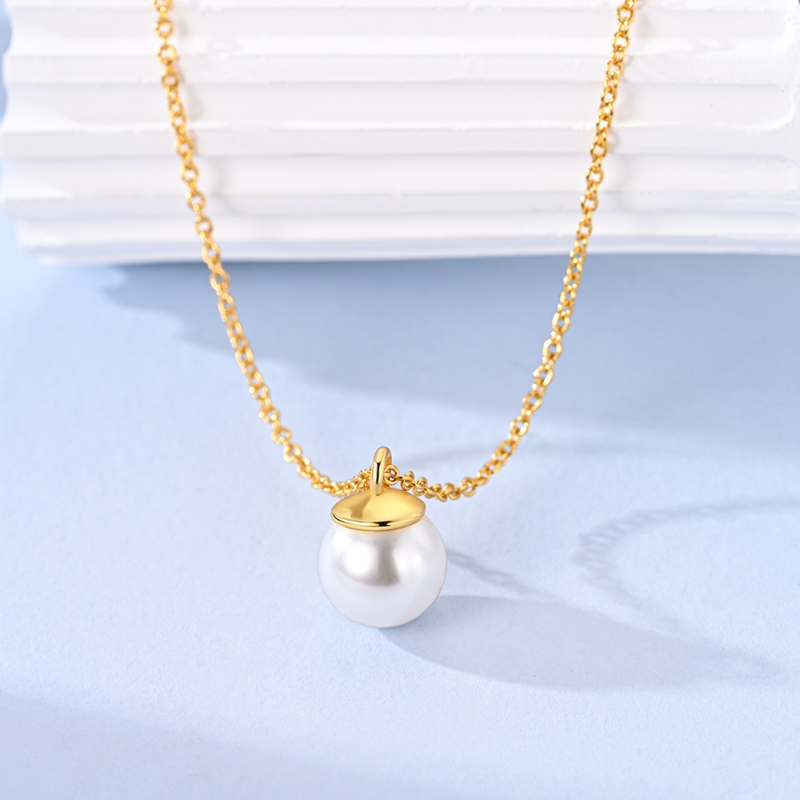 Original 925 Sterling Silver N - Pearl Trim Chain บทวิจารณ์และราคา
