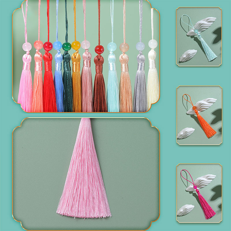 5-100Pcs Bookmark Beaded Tasse - Beaded Trim Fringe บทวิจารณ์และราคา