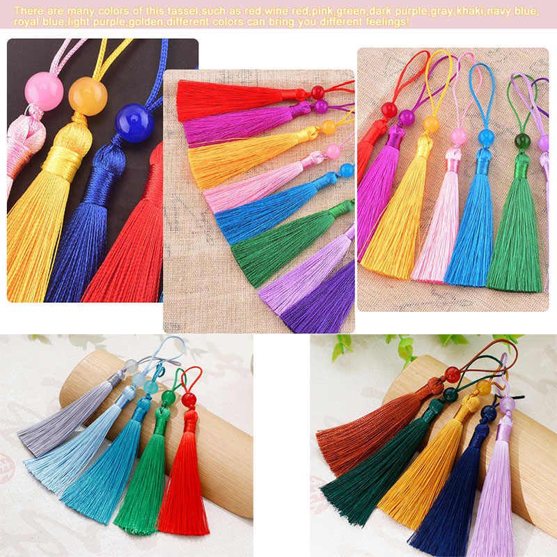 5-100Pcs Bookmark Beaded Tasse - Beaded Trim Fringe บทวิจารณ์และราคา