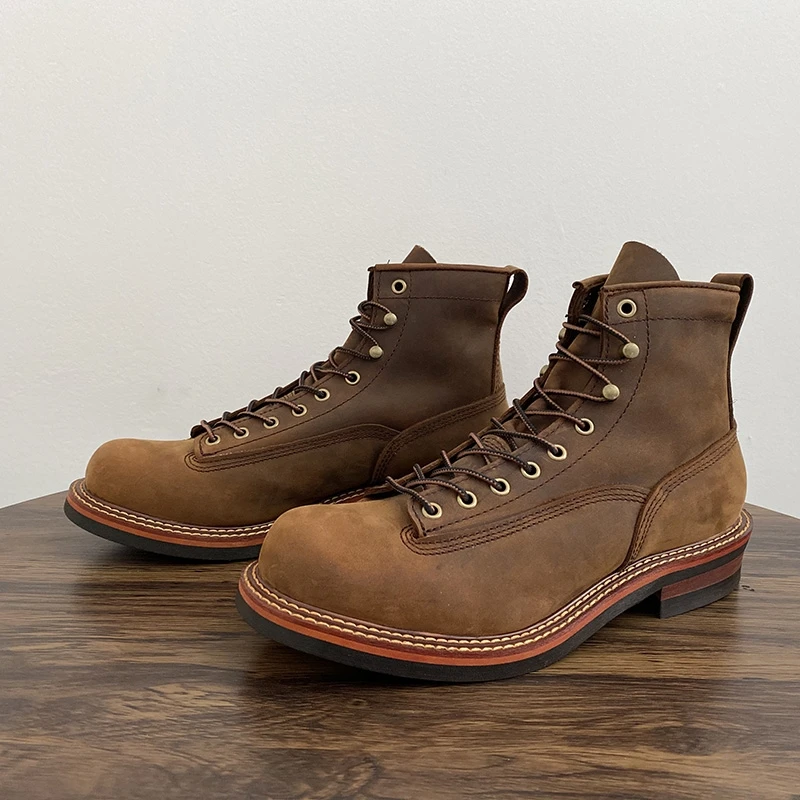 Vintage British Men Ankle Boot - Guipure Lace Panel บทวิจารณ์และราคา