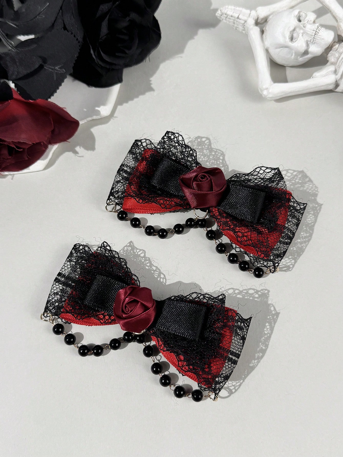 2-piece Gothic style lace ribb - Lace Ribbon Trim บทวิจารณ์และราคา