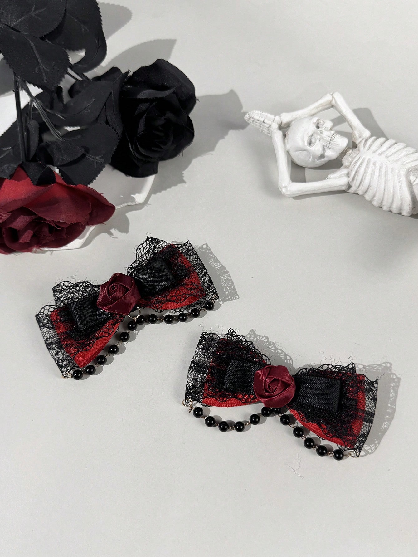 2-piece Gothic style lace ribb - Lace Ribbon Trim บทวิจารณ์และราคา