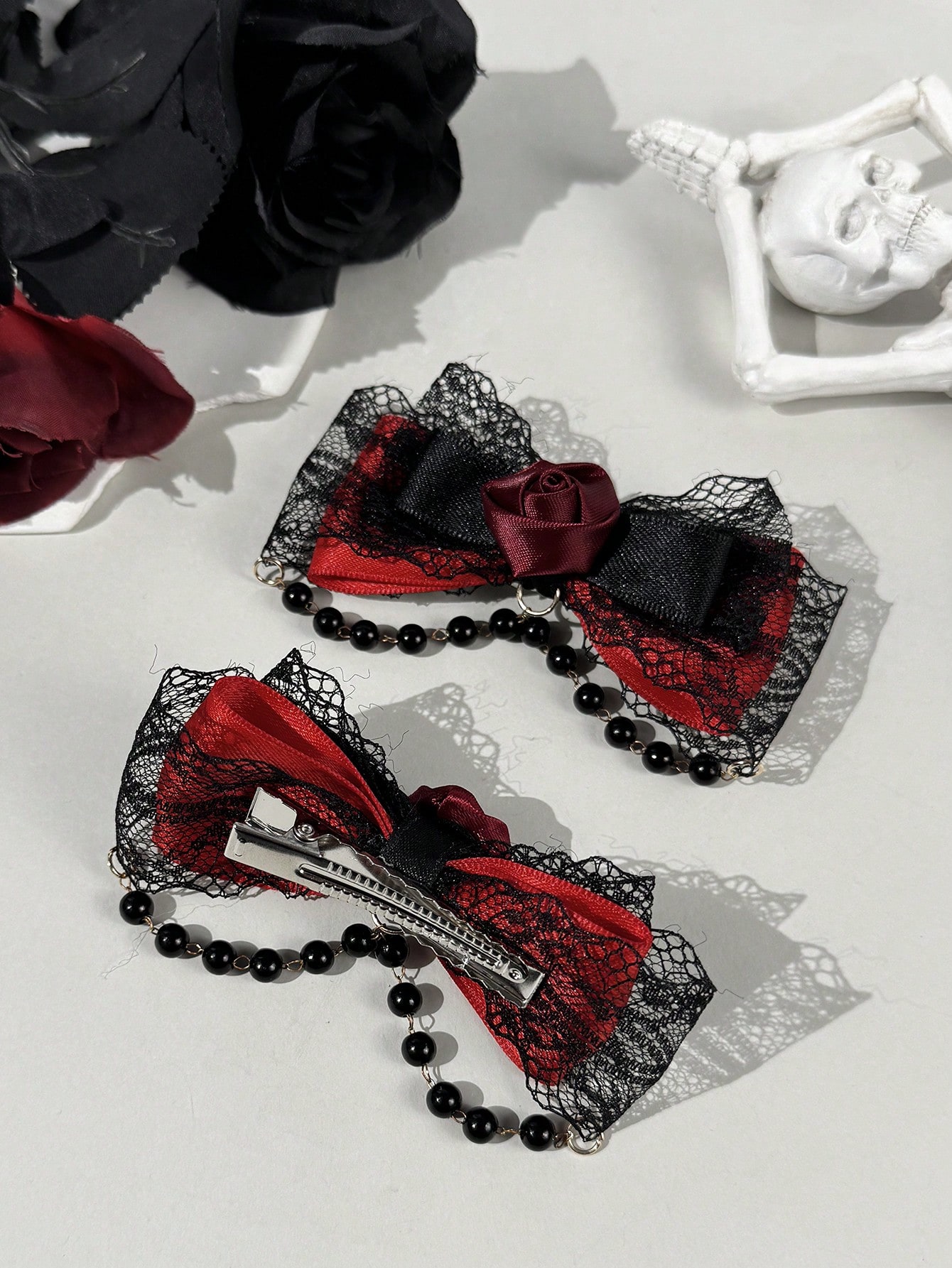 2-piece Gothic style lace ribb - Lace Ribbon Trim บทวิจารณ์และราคา