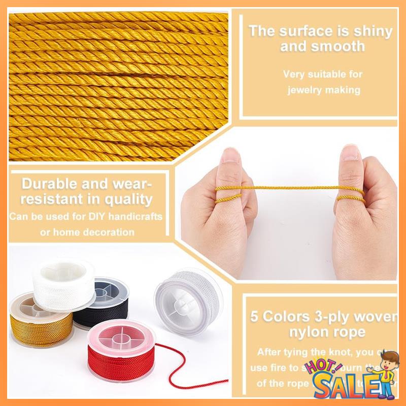 AB68 Twisted Nylon Cord 3-Ply  - Cord Trim Twisted บทวิจารณ์และราคา