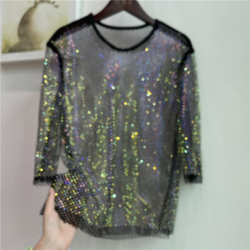 ColorShiny Diamonds  Electric  - Crystal Mesh Fabric บทวิจารณ์และราคา