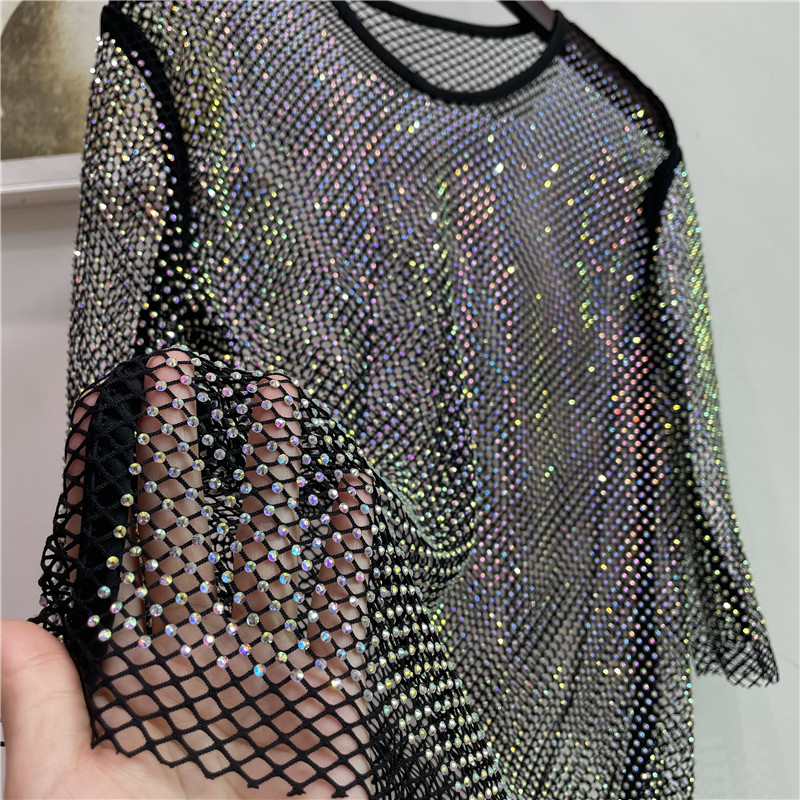 ColorShiny Diamonds  Electric  - Crystal Mesh Fabric บทวิจารณ์และราคา