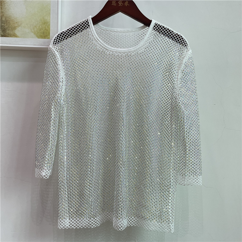ColorShiny Diamonds  Electric  - Crystal Mesh Fabric บทวิจารณ์และราคา