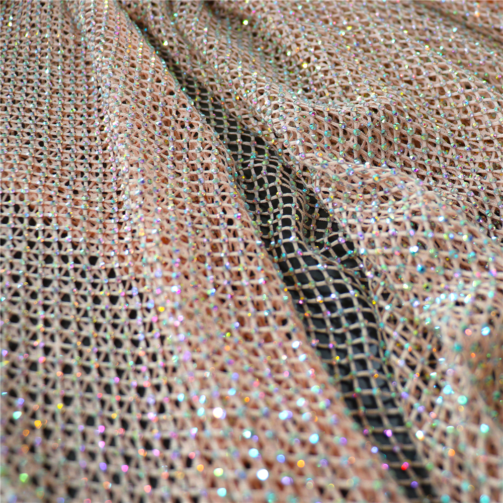Fashion DIY AB Color Rhineston - Crystal Mesh Fabric บทวิจารณ์และราคา