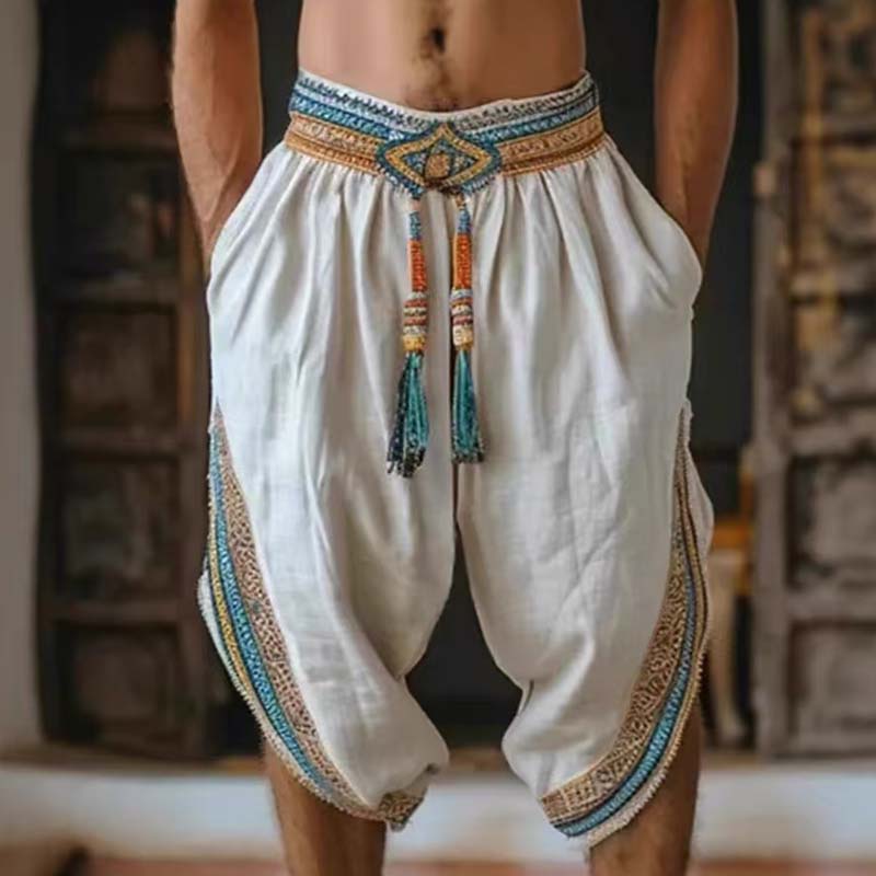 Men's Tassel Elastic Waist Cas - Tassel Fringe Trim บทวิจารณ์และราคา