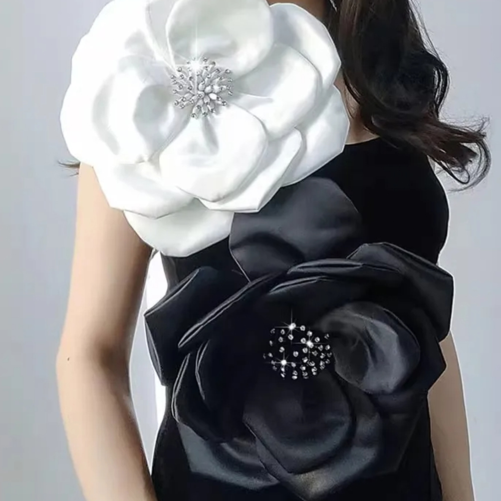 NEW 29cm 3D Big Flower Lace Pa - Applique Patch Flower บทวิจารณ์และราคา