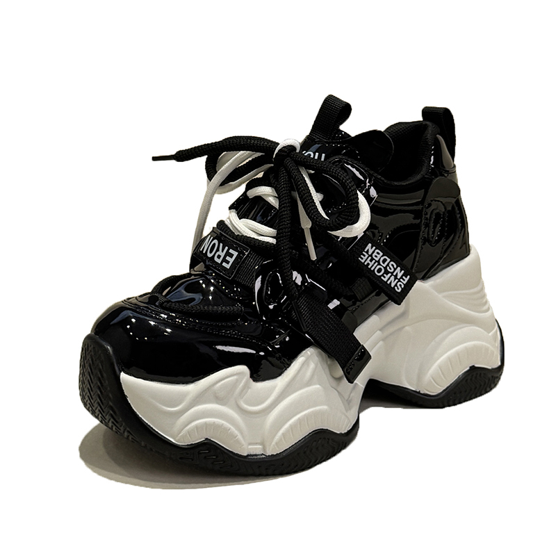 High Platform Sneakers Women 2 - Guipure Lace Panel บทวิจารณ์และราคา