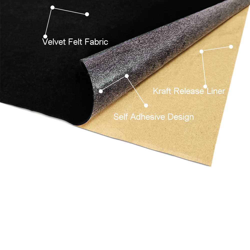 1 roll 45 x 148cm Self-adhesiv - Velvet Ribbon Roll บทวิจารณ์และราคา