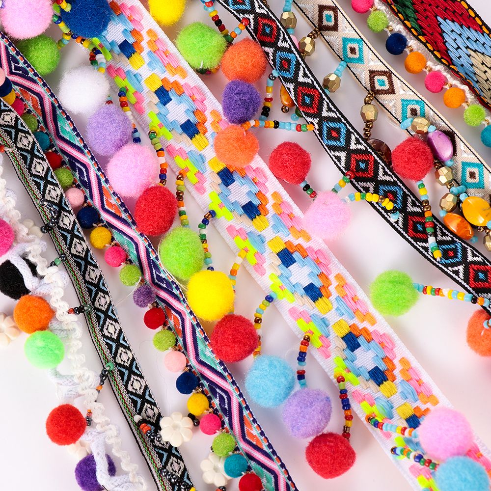 1yard Bohemia Tassel Lace Trim - Lace Ribbon Trim บทวิจารณ์และราคา