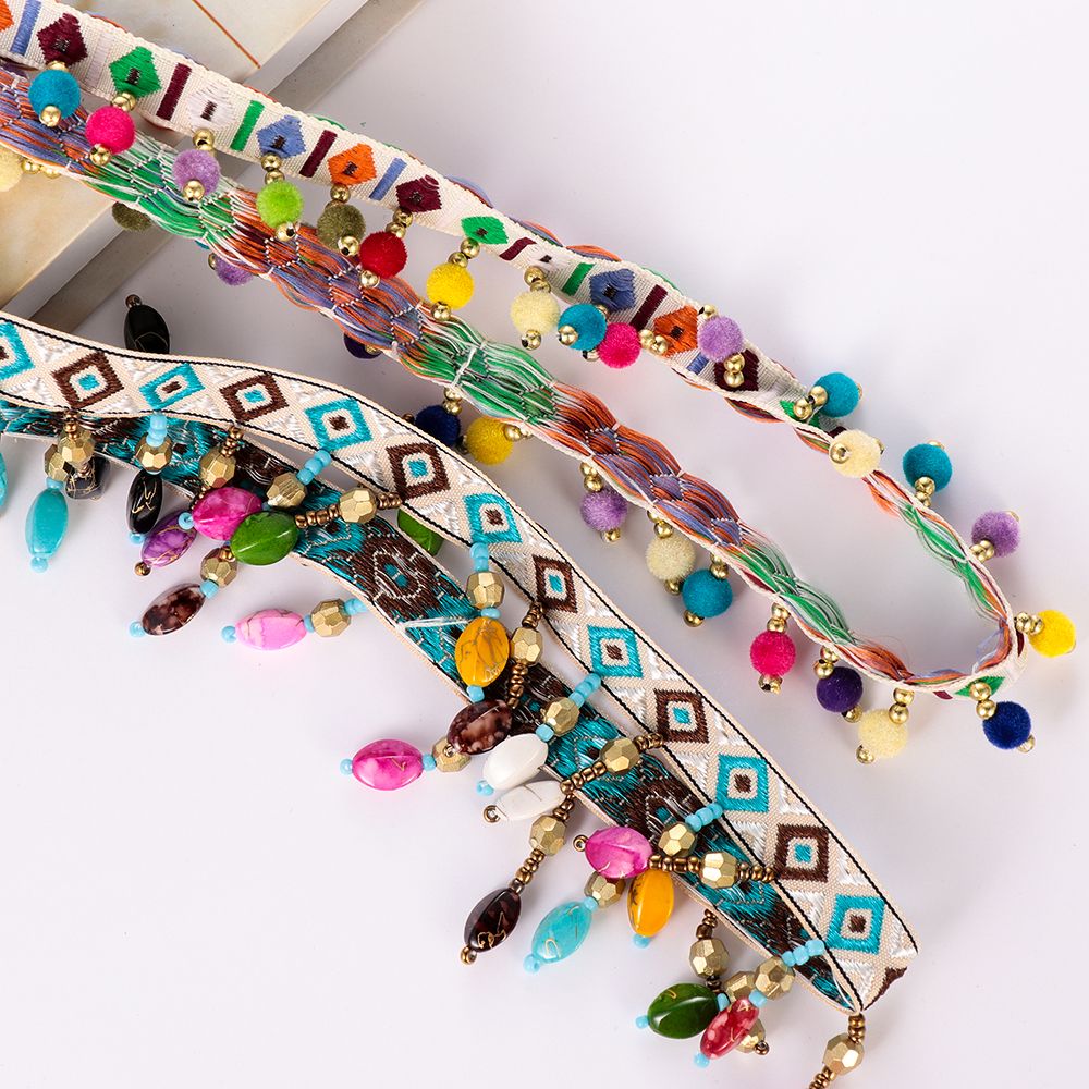 1yard Bohemia Tassel Lace Trim - Lace Ribbon Trim บทวิจารณ์และราคา