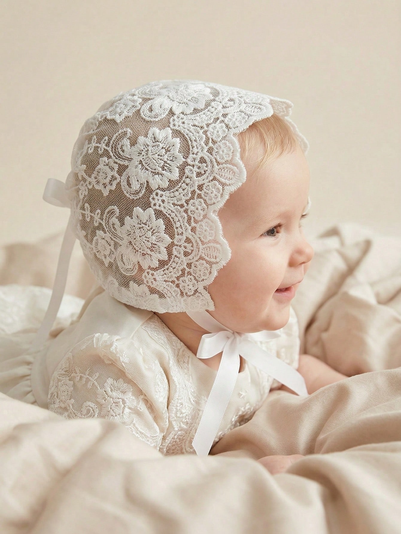 Baby Lace Brim Headband Hat He - Embroidery Embellishments บทวิจารณ์และราคา