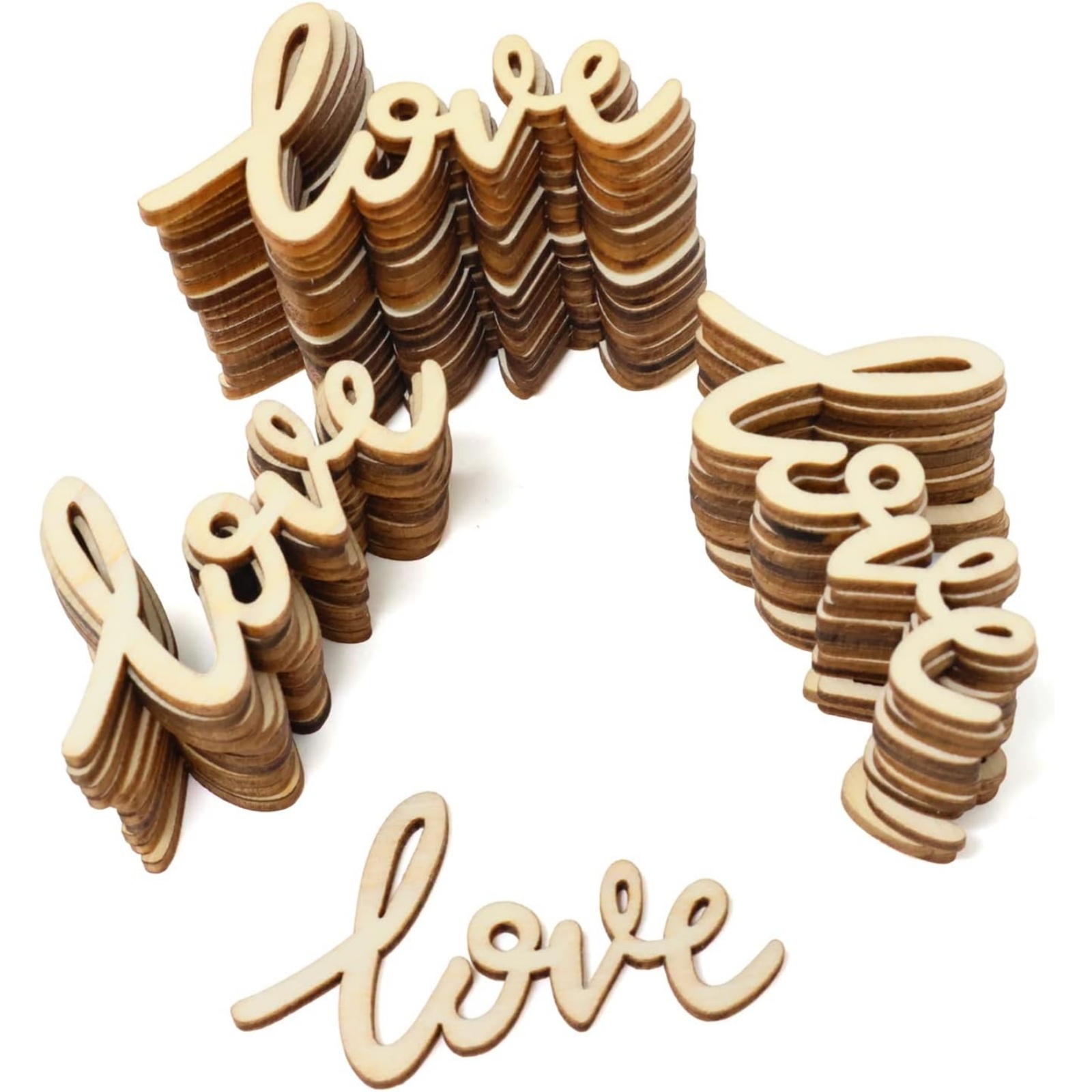 18/36 Pcs Little Love Wood Cra - Christmas Craft Embellishment บทวิจารณ์และราคา