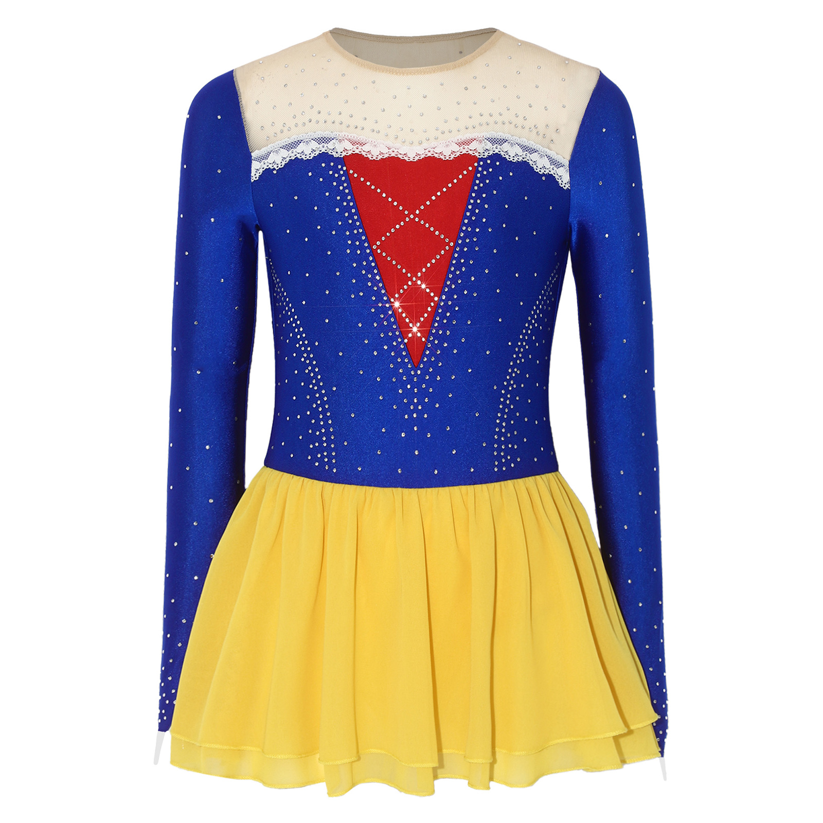6-16Y Girls Princess Dance Dre - Rhinestone Banding Trim บทวิจารณ์และราคา