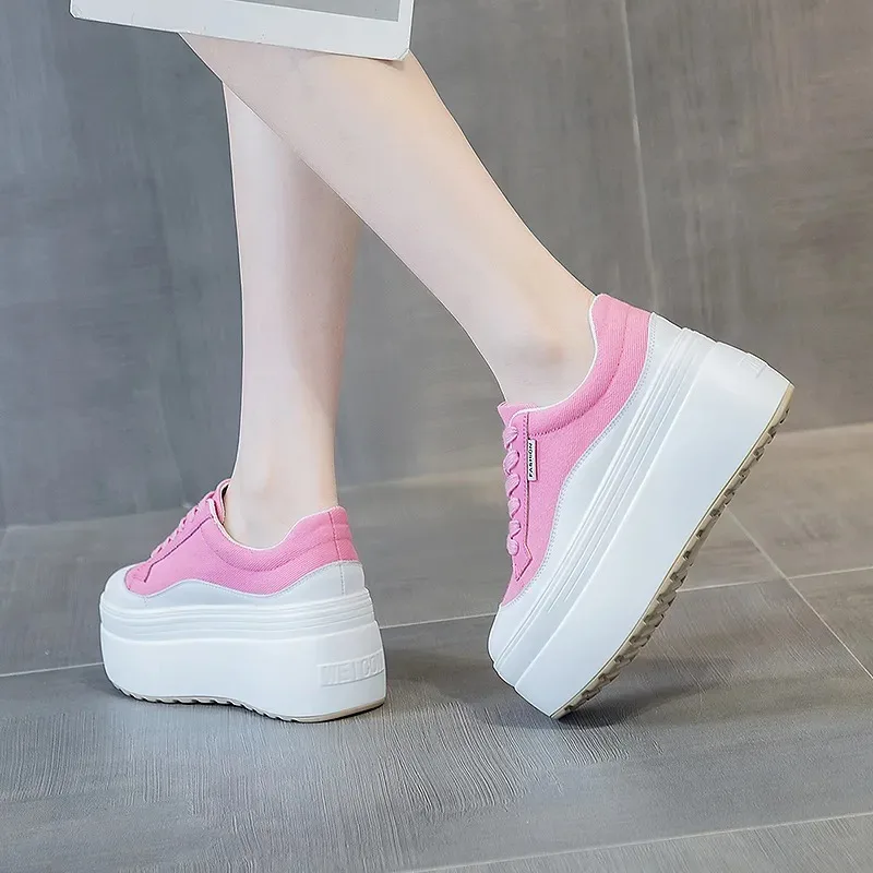 8cm New Canvas Genuine Leather - Guipure Lace Panel บทวิจารณ์และราคา