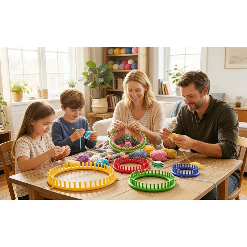 Round Knitting Loom For Hats S - Pom Pom Maker Tool บทวิจารณ์และราคา